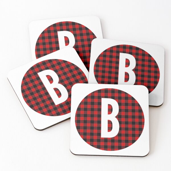 Item preview, Monogram letter B flannel design designed and sold by JustSeasons.