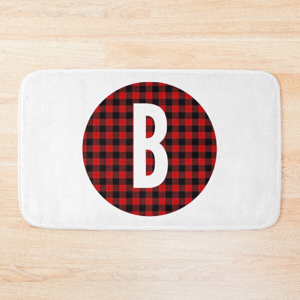 Item preview, Monogram letter B flannel design designed and sold by JustSeasons.