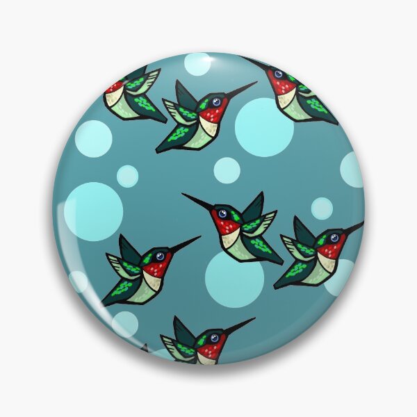 Item preview, Ruby Throated Humming Birds designed and sold by sandpiperstudio.
