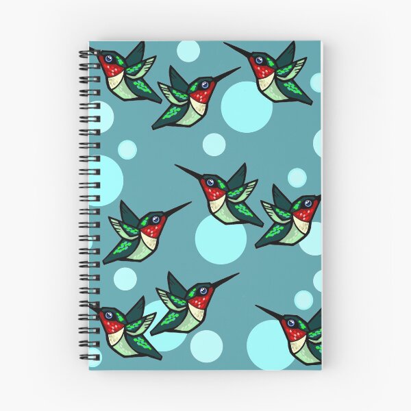 Item preview, Ruby Throated Humming Birds designed and sold by sandpiperstudio.