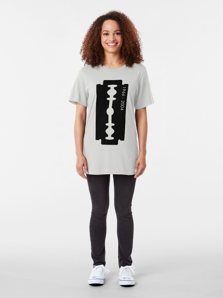 Alternate view of Dimebag Darrell Razor Necklace Graphic T-Shirt Slim Fit T-Shirt