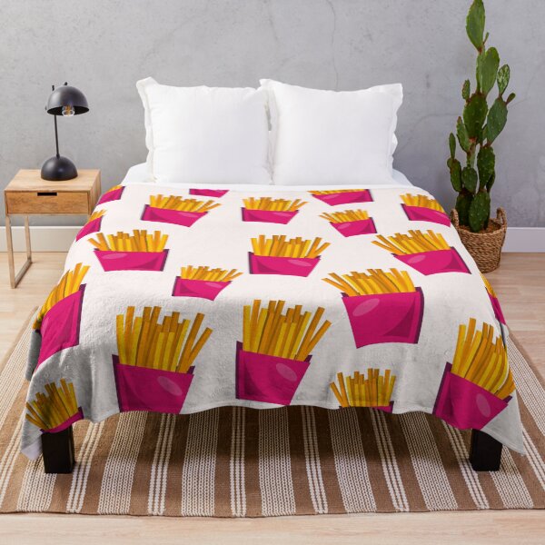 Item preview, french fries seamless pattern designed and sold by werezu.