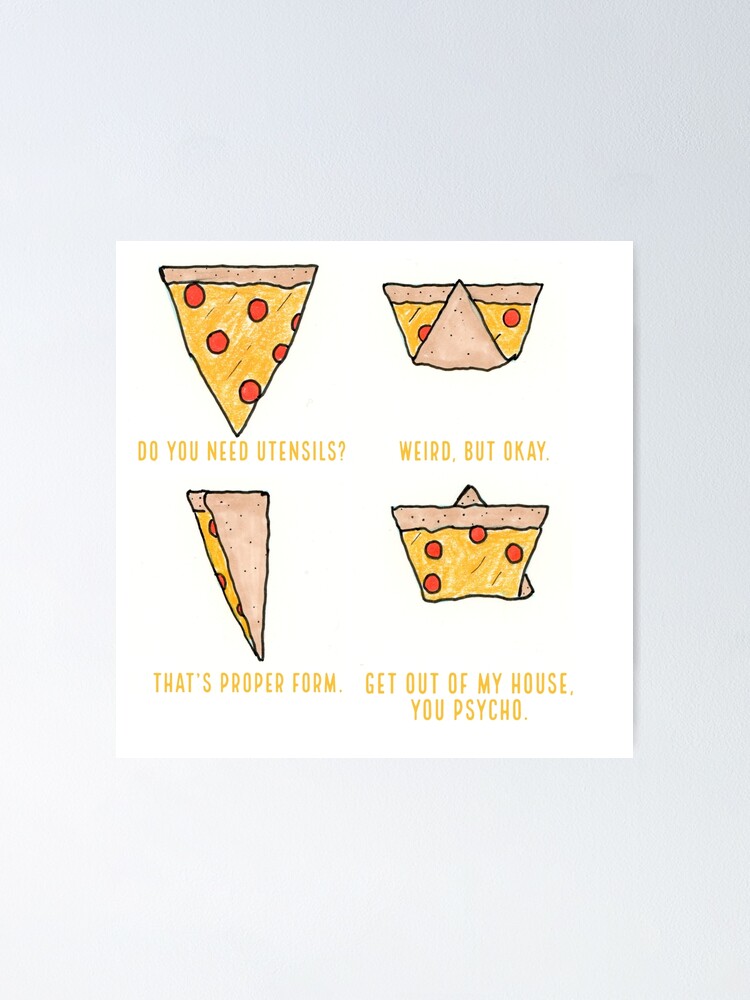 Thumbnail 1 of 3, Poster, Pizza Folding 101 designed and sold by EricLondergan.