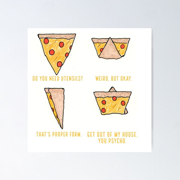 Pizza Folding 101 Poster