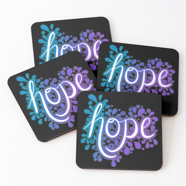 Item preview, Hope Blue Gradient V1 designed and sold by avacado-designs.