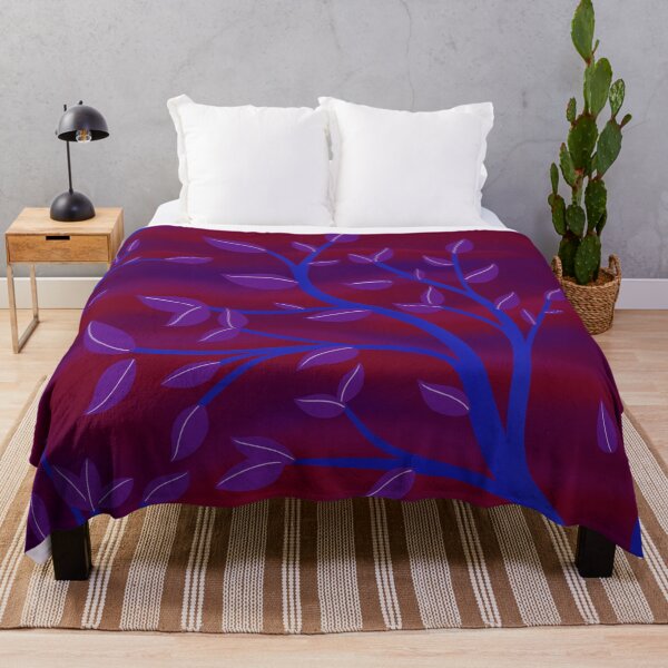 Item preview, Psychedelic Sunset Silhouette, Blue designed and sold by StephOBrien.