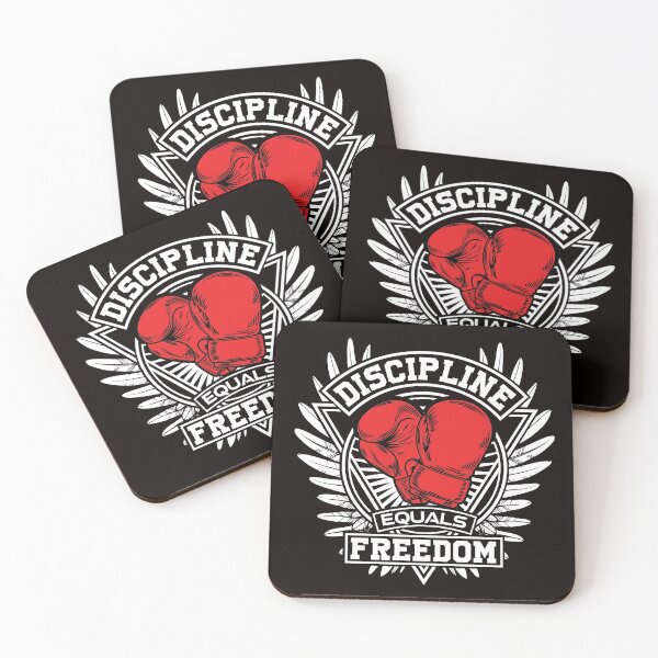 Item preview, Discipline equals Freedom - Motivational Text Based Art designed and sold by WolfSpiritCo.