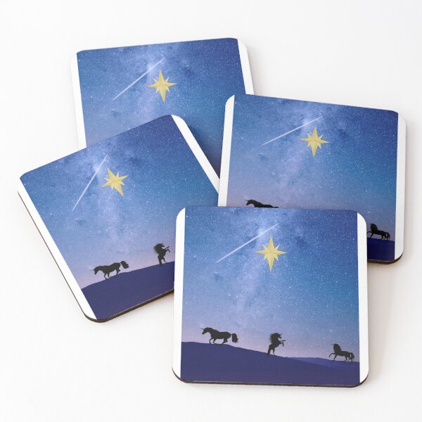 Item preview, Unicorns at night designed and sold by Helen Enchanted Designs .
