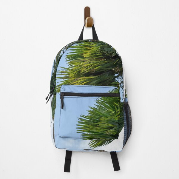 Item preview, Palm trees are blown by the strong wind during storm or hurricane designed and sold by Artsy Boulevard.