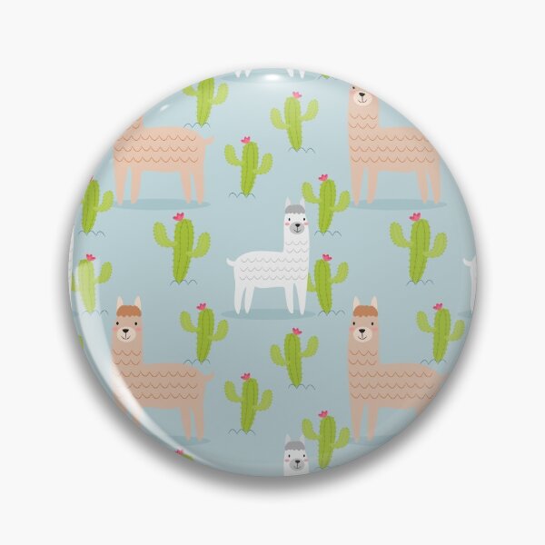 Item preview, Llamas and Cactus Background designed and sold by della95.