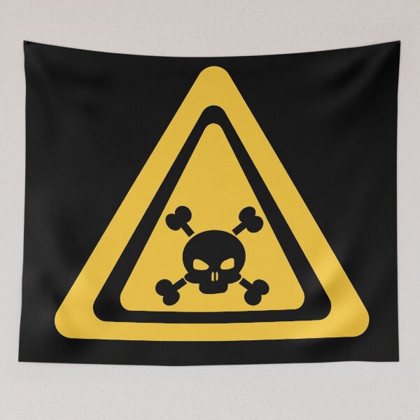 Item preview, Warning Poison Toxic lable designed and sold by Sixthsun.