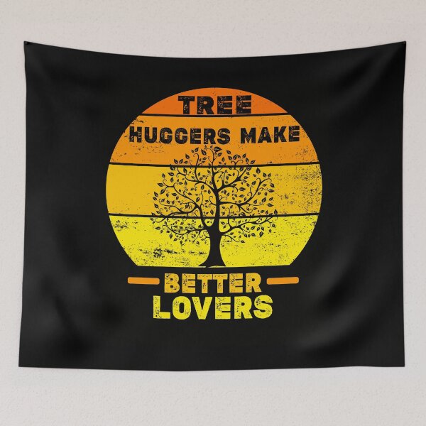 Item preview, Tree Huggers Make Better Lovers - Tree Hugger Tee - Vintage Finish designed and sold by NewDayDesigns.