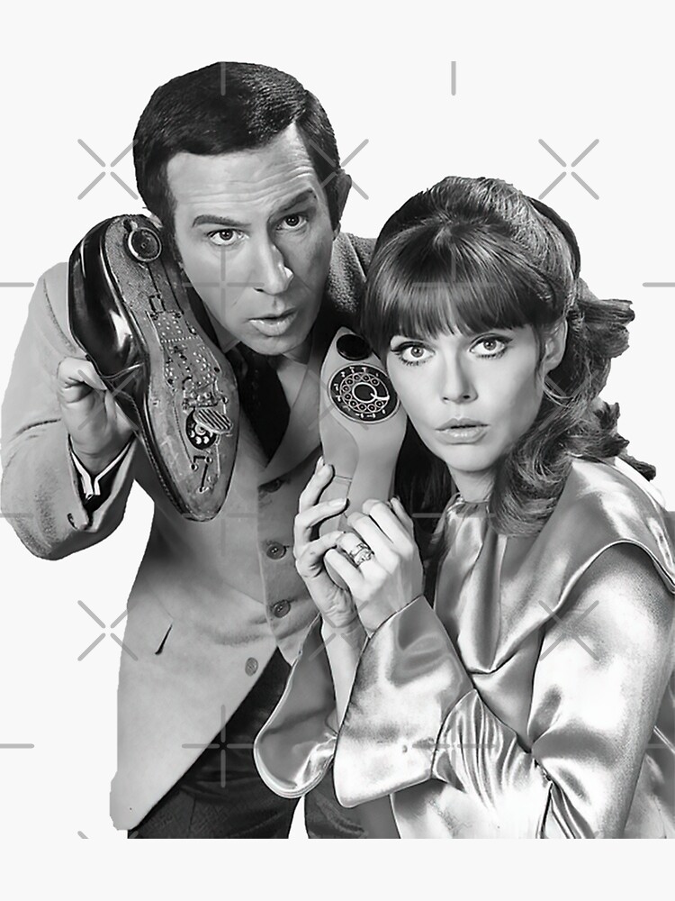 &quot;GET SMART DUO AGENT 99 ON SHOE PHONE&quot; Sticker by