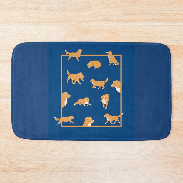 Item preview, Nova Scotia Duck Tolling Retriever collage on blue designed and sold by Terry McNamee.