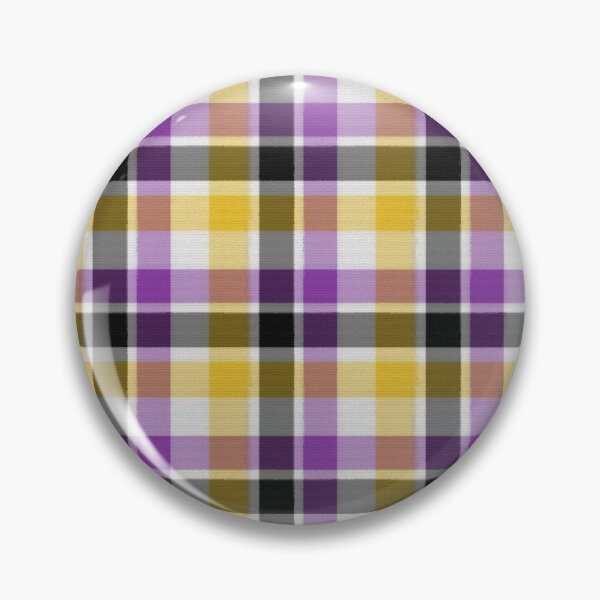 Item preview, PRIDE PLAID - No binario designed and sold by studiousmage.
