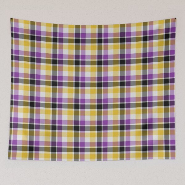 Item preview, PRIDE PLAID - Nonbinary designed and sold by studiousmage.
