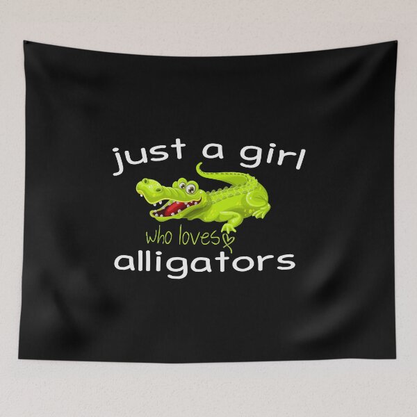 Item preview, just a girl who loves alligators classic t-shirt ,alligator lover	 designed and sold by Ikgha.