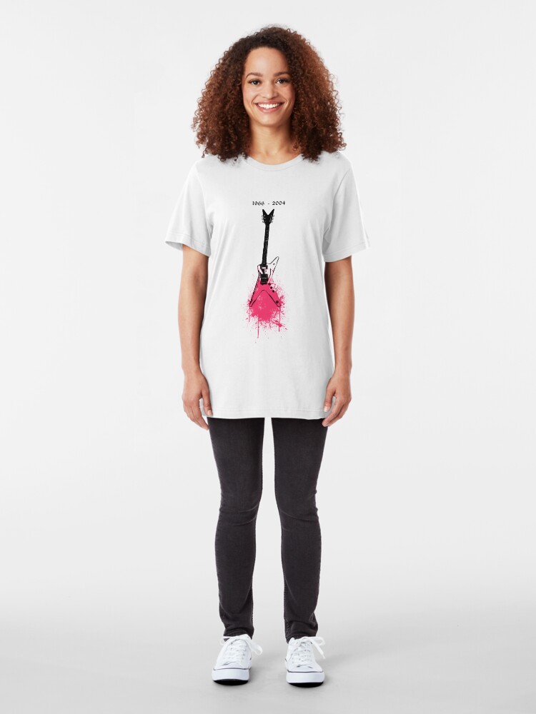 Alternate view of Dimebag Darrell Tribute Slim Fit T-Shirt
