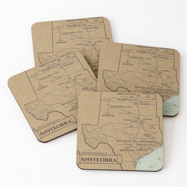 Item preview, Kingdom of Ansteorra Map designed and sold by Katiegilroy.
