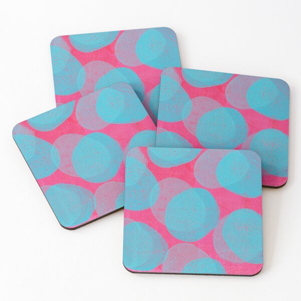 Item preview, Blue Easter Eggs on Pink backround, abstract pattern digital art designed and sold by Nostrathomas66.