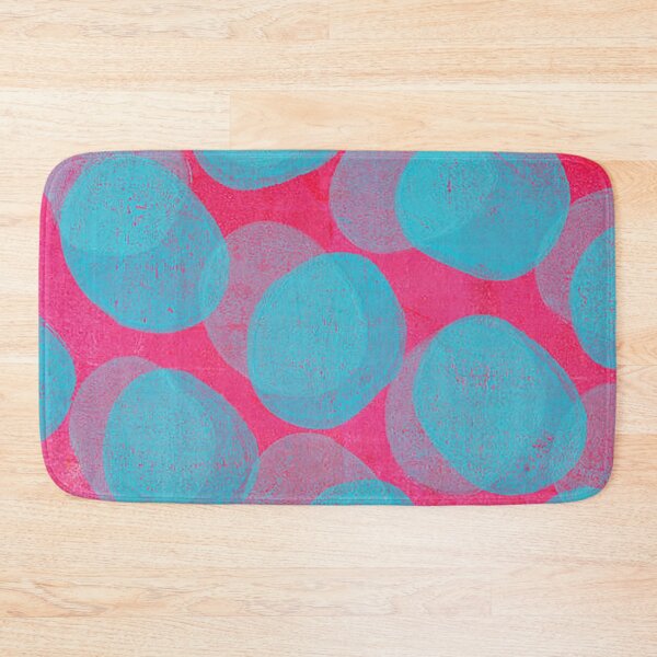 Item preview, Blue Easter Eggs on Pink backround, abstract pattern digital art designed and sold by Nostrathomas66.