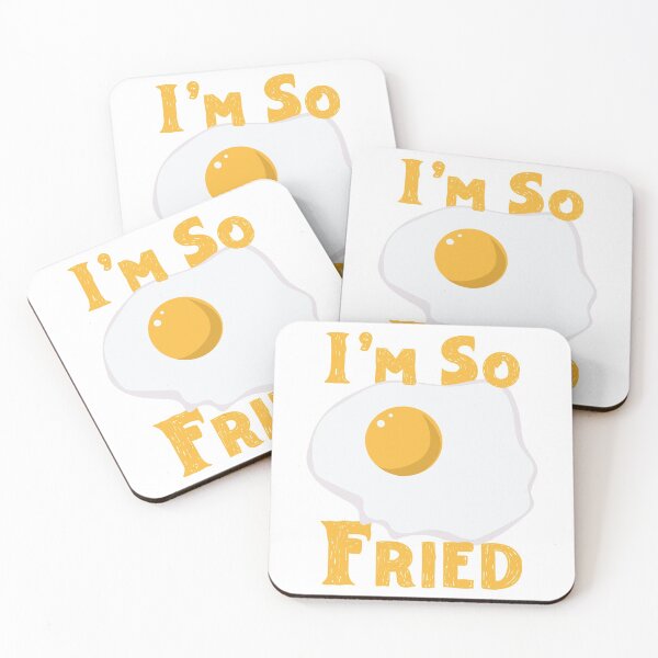 Item preview, I'm So Fried Egg Funny Breakfast Food designed and sold by TheButtonCrew.