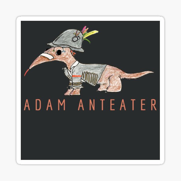 Adam Anteater Sticker