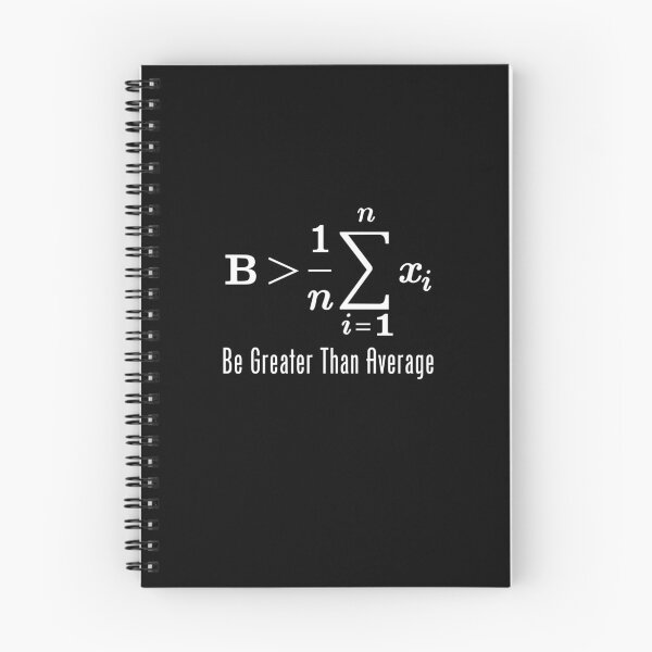 Item preview, Be greater than average - for maths lovers and students designed and sold by Print  Androïde.