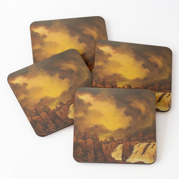 Item preview, WATERFALL SUNSET. designed and sold by john cocoris.
