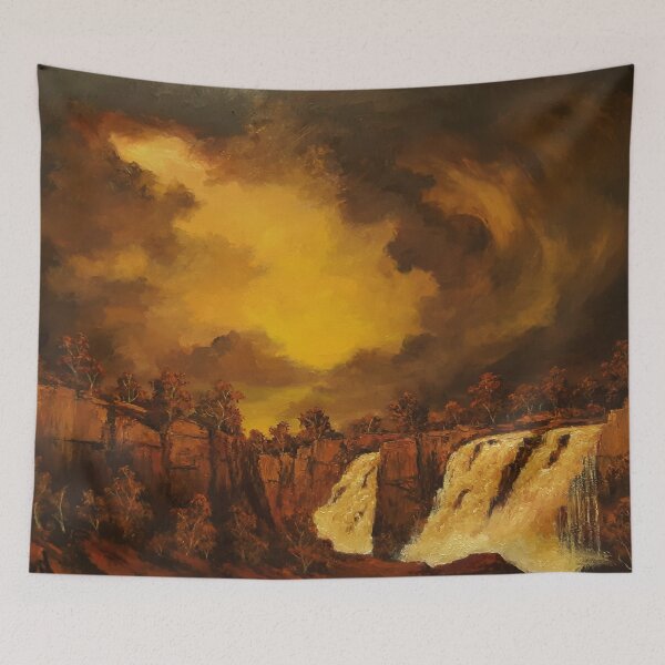 Item preview, WATERFALL SUNSET. designed and sold by john cocoris.