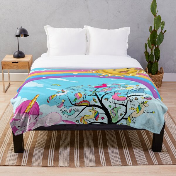 Item preview, Colorful Kids Rainbow Unicorn Tree Of Life Design designed and sold by NamasteRELAXTV.