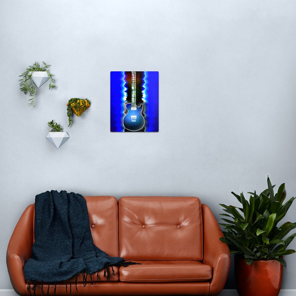 Everyday #9 Guitar God Metal Print