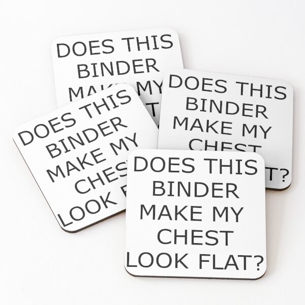 Item preview, Does this binder make my chest look flat? designed and sold by tristiannovack.