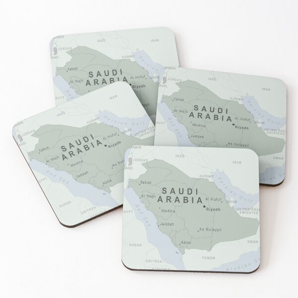 Item preview, Saudi Arabia map  designed and sold by graphyart.