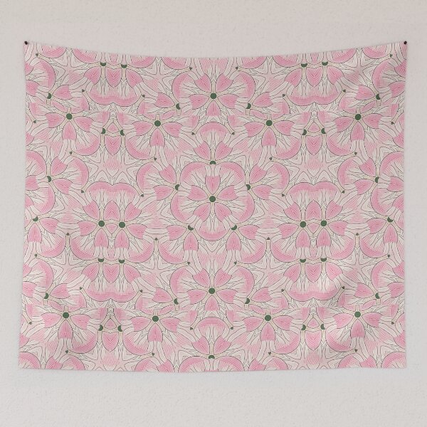 Item preview, Pink Mandala Seamless Pattern designed and sold by seelya83.