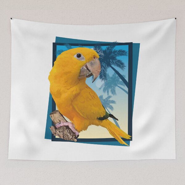 Item preview, guaruba macaw designed and sold by obscurite.