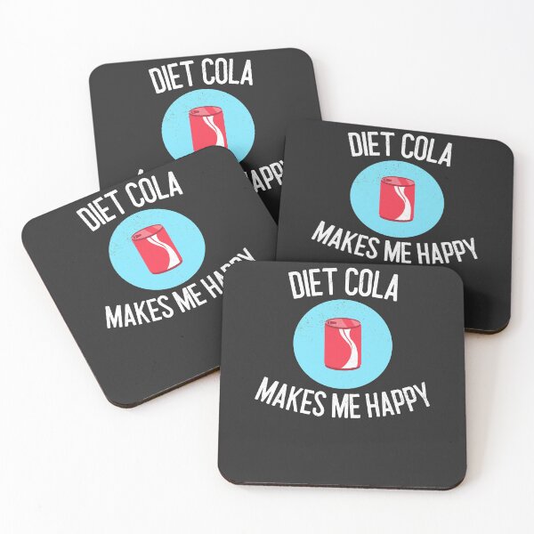Item preview, Diet Cola Makes Me Happy Soda Lover Gift designed and sold by EricJP.