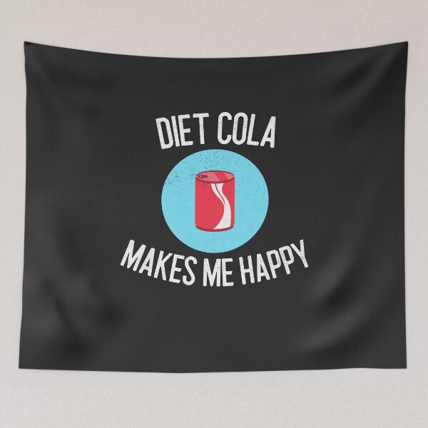 Item preview, Diet Cola Makes Me Happy Soda Lover Gift designed and sold by EricJP.