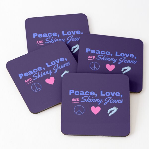 Item preview, Peace, Love and Skinny Jeans Fashion  designed and sold by Philfashionista.
