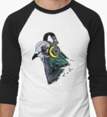 Techno Pigeon v2 Men's Baseball ¾ T-Shirt