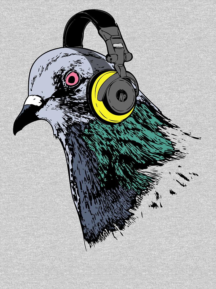 Artwork view, Techno Pigeon v2 designed and sold by Nocturnal Prototype™