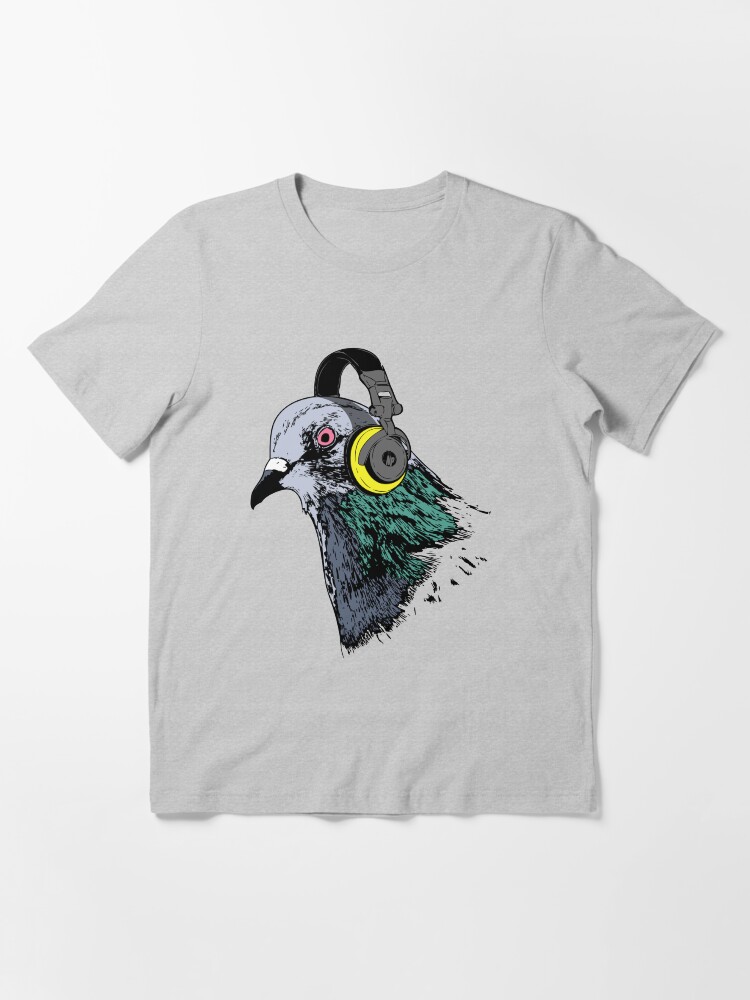 Alternate view of Techno Pigeon v2 Essential T-Shirt