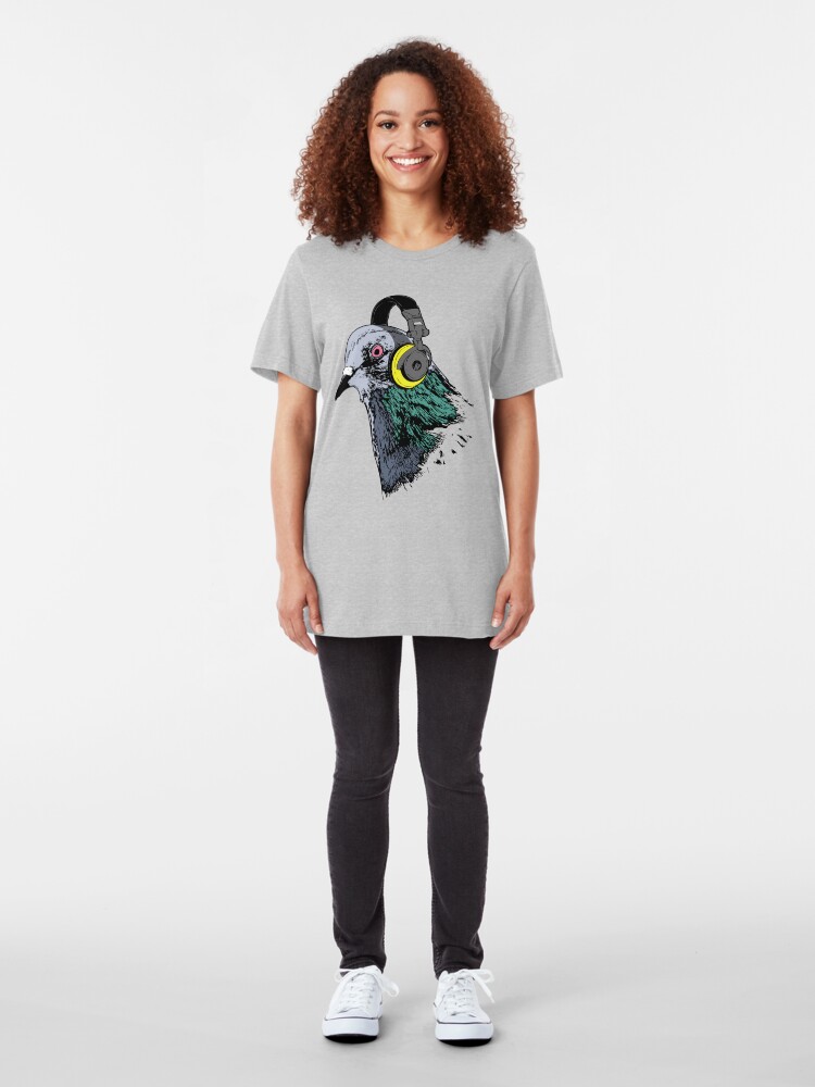 Alternate view of Techno Pigeon v2 Slim Fit T-Shirt