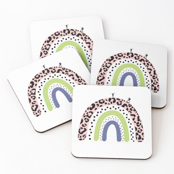 Item preview, Leopard Rainbow Hiking Design for Women designed and sold by Woggy-Doodles-.