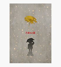 Ghibli Minimalist 'Grave of the Fireflies' Photographic Print