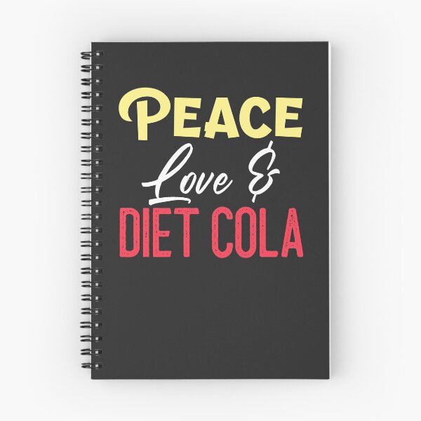 Item preview, Peace Love & Diet Cola Soda Lover Gift designed and sold by EricJP.