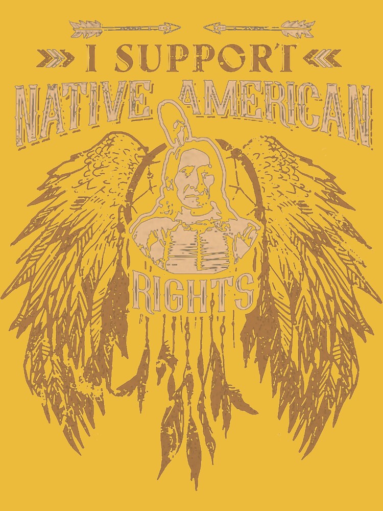 I Support Native American Rights Native Rights Essential T-Shirt | Redbubble