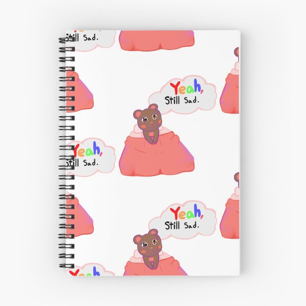 Item preview, yeah till sad. sad cute bear designed and sold by Enternamehereee.