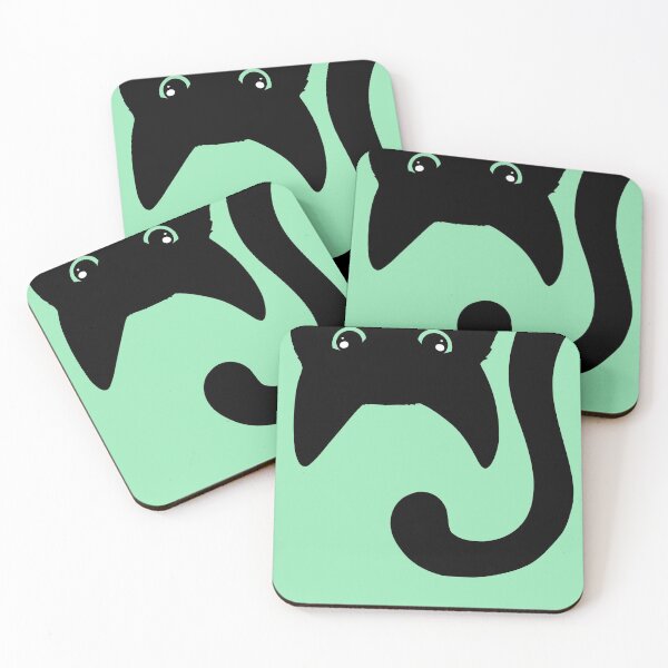 Item preview, Upside Down Peeking Black Cat Silhouette  designed and sold by Lady-Lilac.