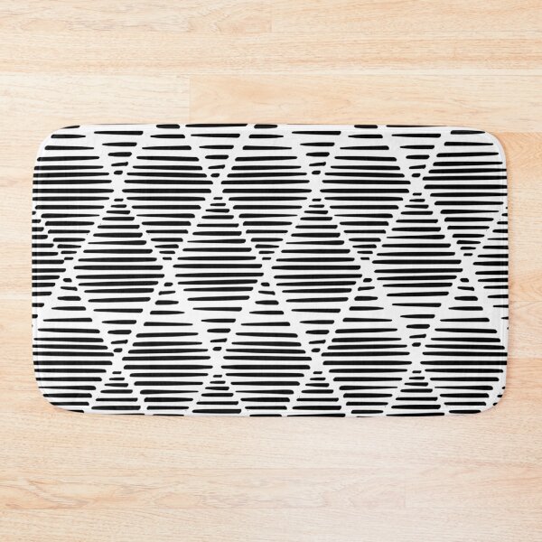 Item preview, Boho Triangles - Black + White designed and sold by NolkDesign.